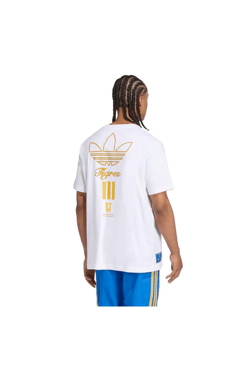 adidas Men's adidas White Tigres UANL Terrace Icons Collection Graphic T-Shirt, Alternate, color, White