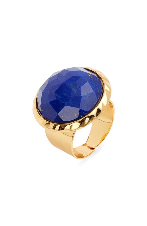 Semiprecious Stone Adjustable Ring