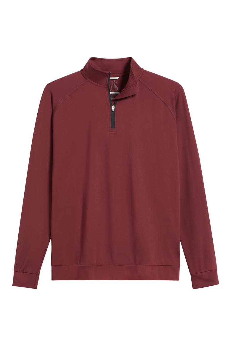 Colt Quarter Zip Golf Pullover, Alternate, color, MAROON