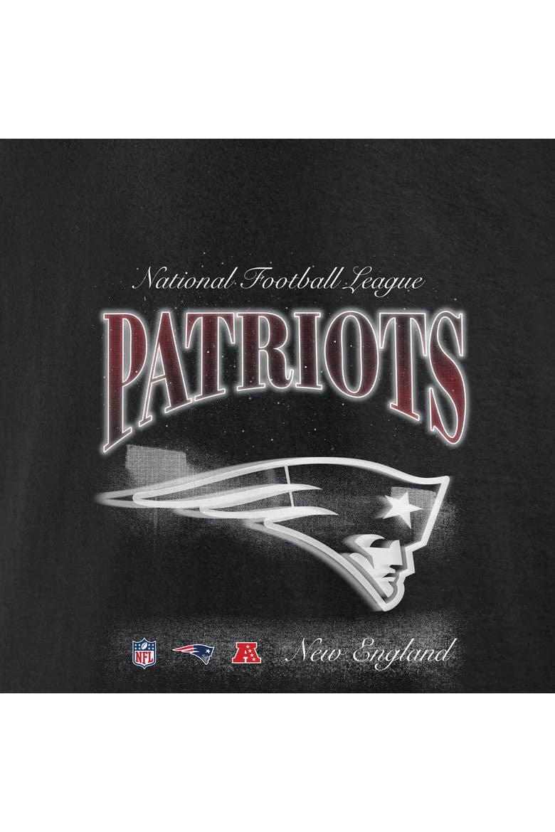 Men's Fanatics Black New England Patriots Nightfall Long Sleeve Fleece Hoodie, Alternate, color, Black