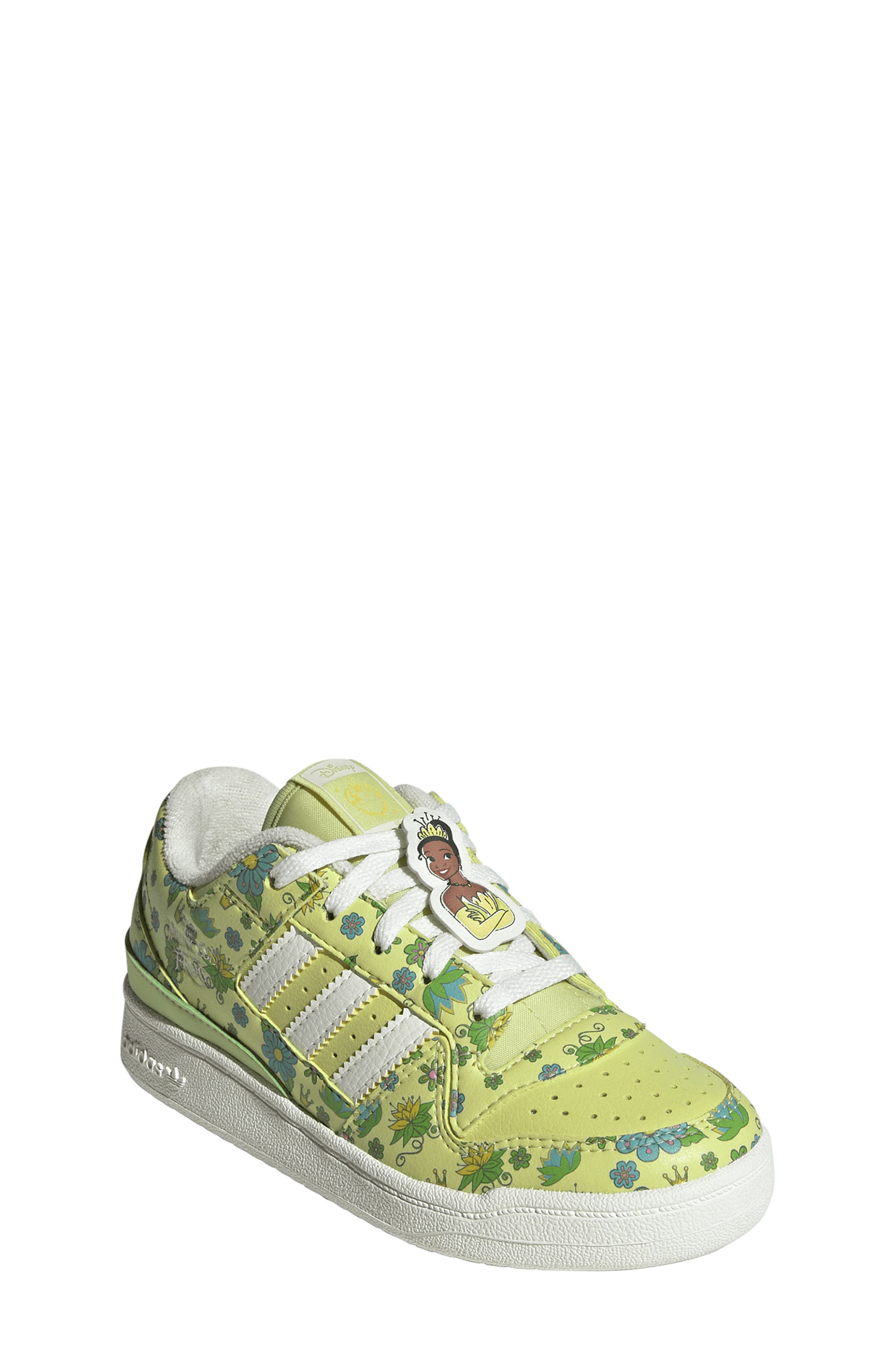 adidas x Disney The Princess & the Frog Kids' Forum Low Sneaker, Main, color, 