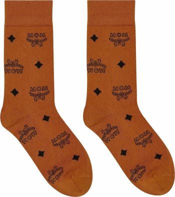 Monogram Knit Socks