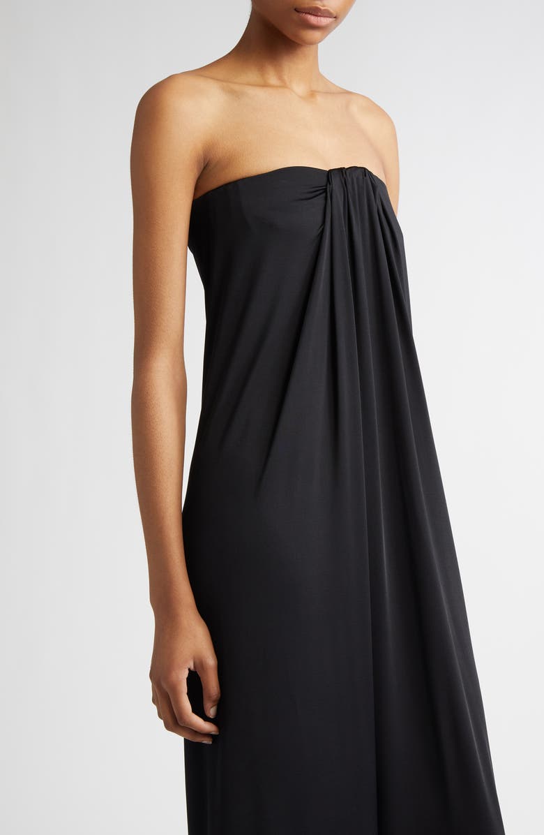 FERRAGAMO Strapless Draped Jersey Gown, Alternate, color,
