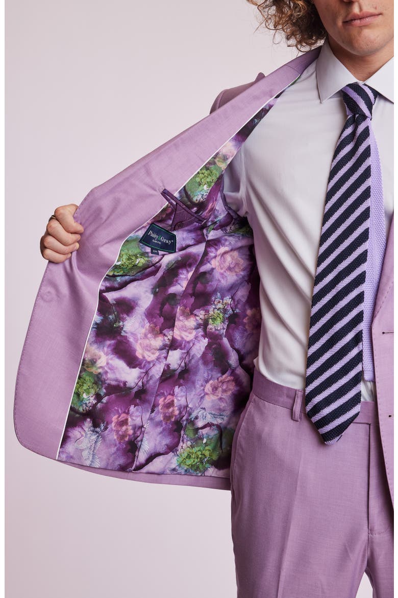 Ashton Slim Fit Sport Coat, Alternate, color, LILAC SHARK