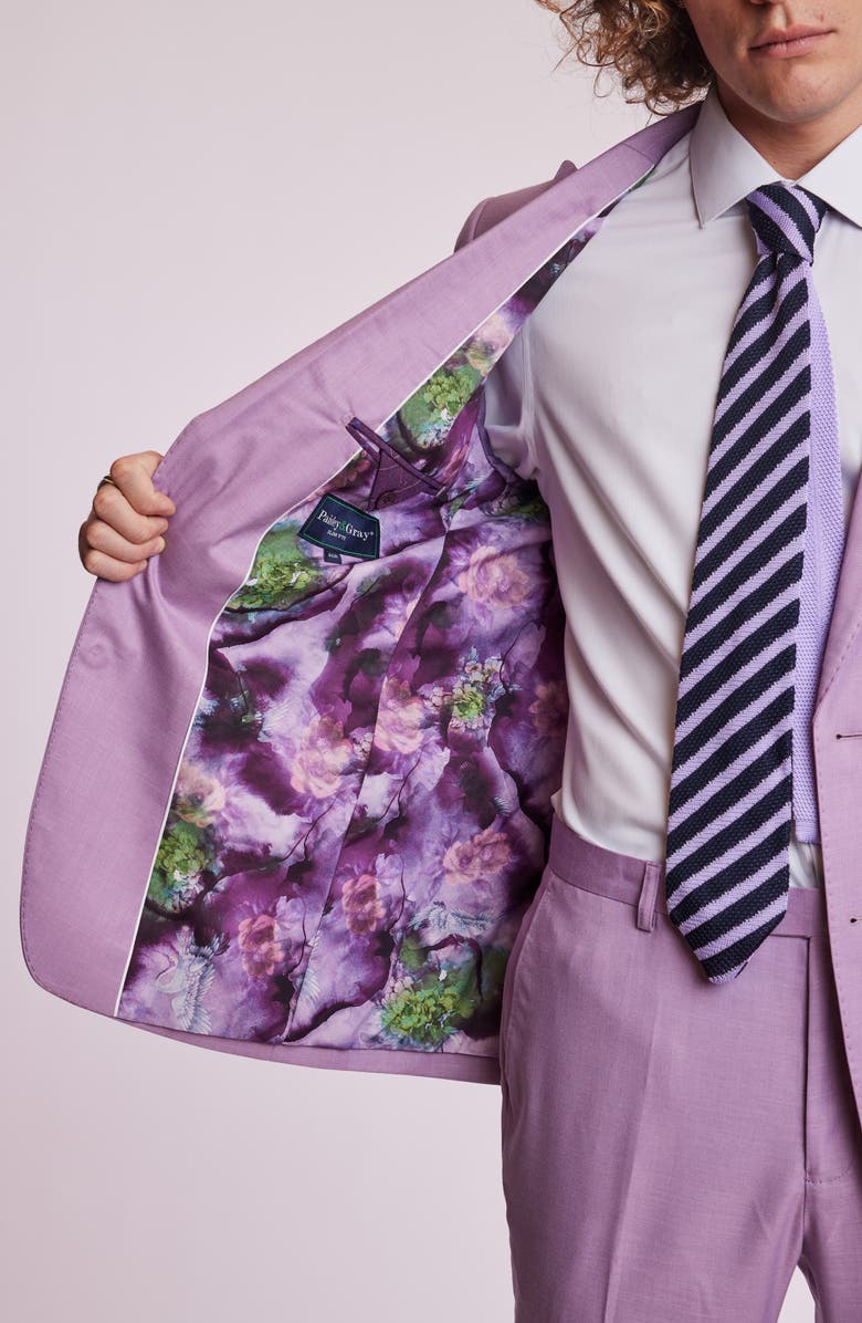 PAISLEY & GRAY Ashton Slim Fit Sport Coat, Alternate, color, Lilac Shark