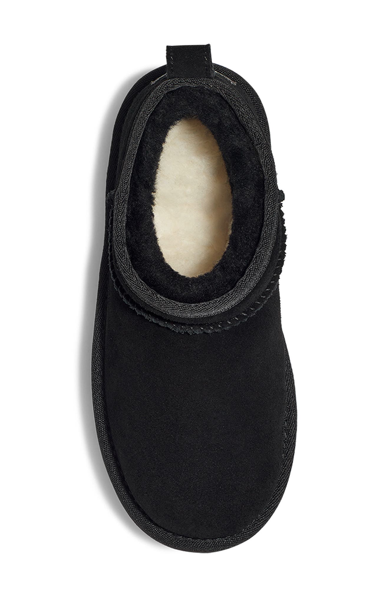 UGG<sup>®</sup> Kids' Classic Ultra Mini Platform Boot, Alternate, color, Blk