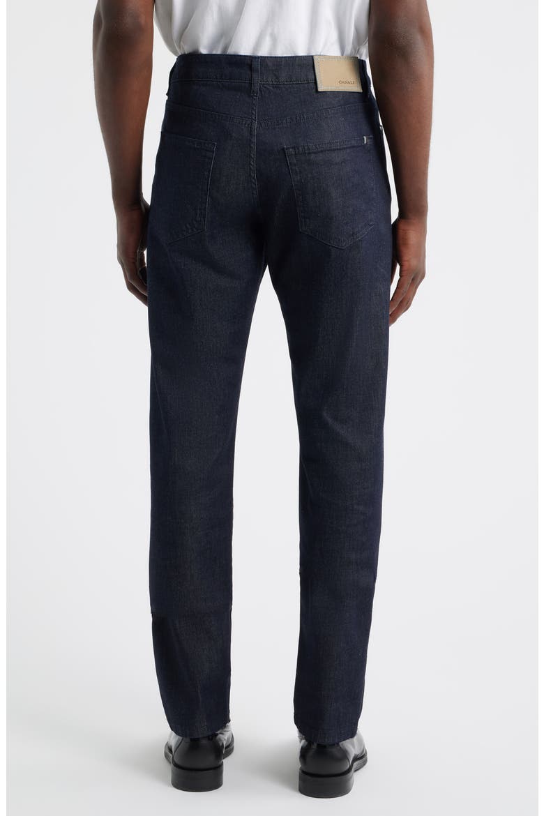 Comfort Straight Leg Jeans, Alternate, color, NAVY