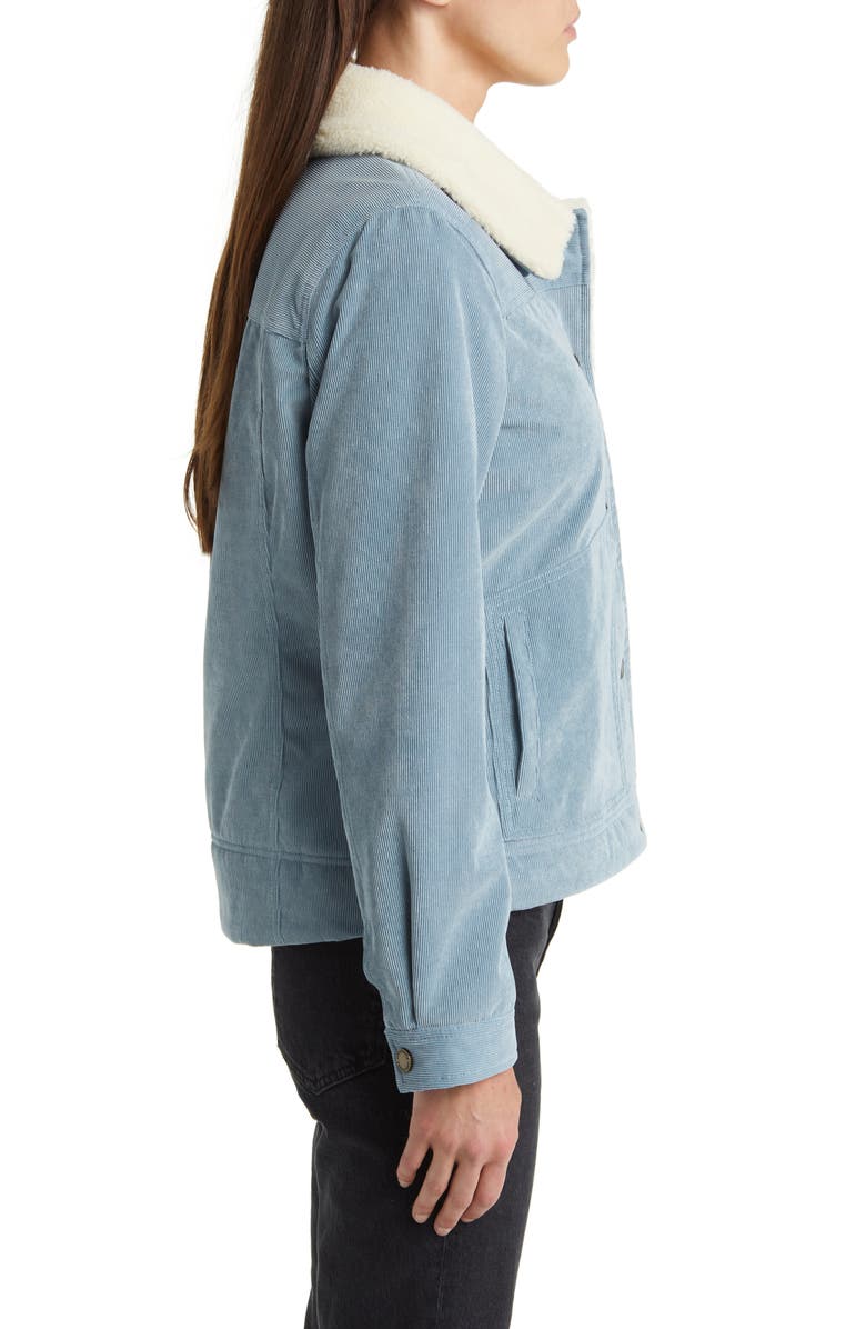 Pendleton Wind River Corduroy Trucker Jacket with Removable High Pile Fleece Collar, Alternate, color, 