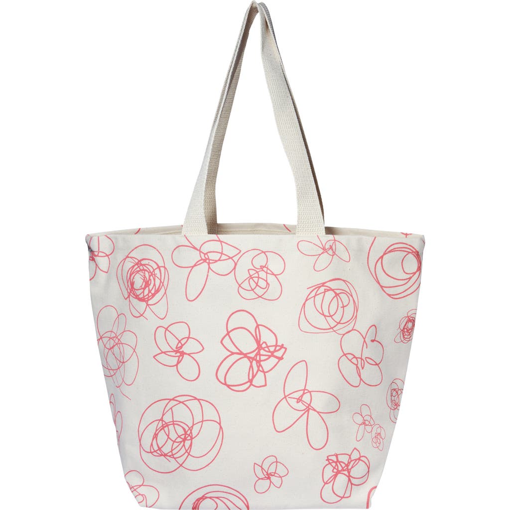 Dance Happy Fiona Wide Tote Bag In Coral