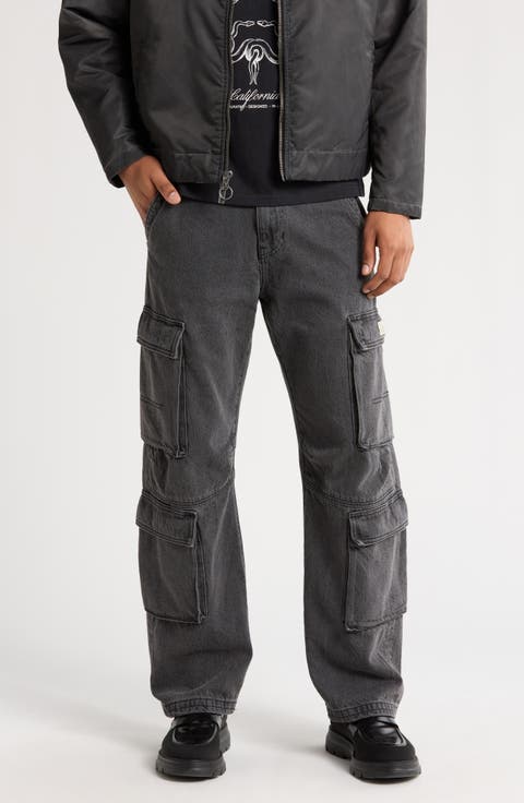 Adam Baggy Denim Cargo Pants