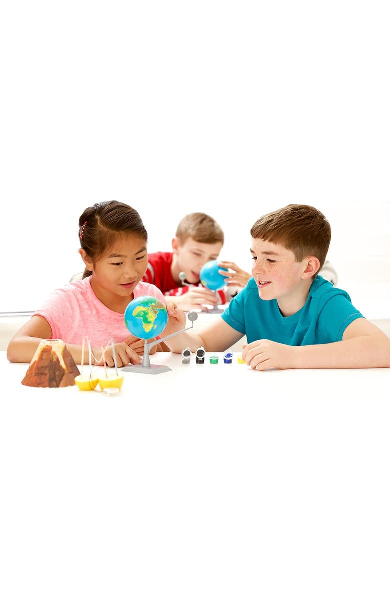 4M KidzLabs Earth and Moon Model Kit, Alternate, color, Multicolored