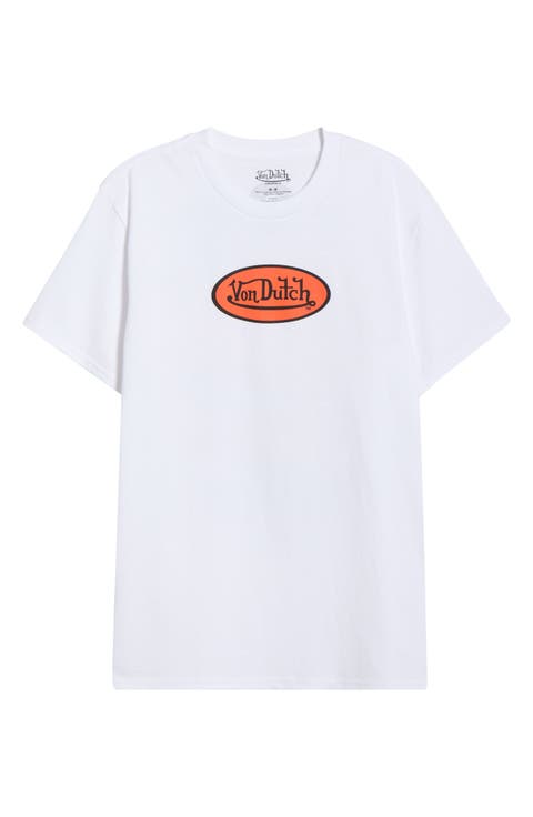 Logo Cotton Blend Graphic T-Shirt