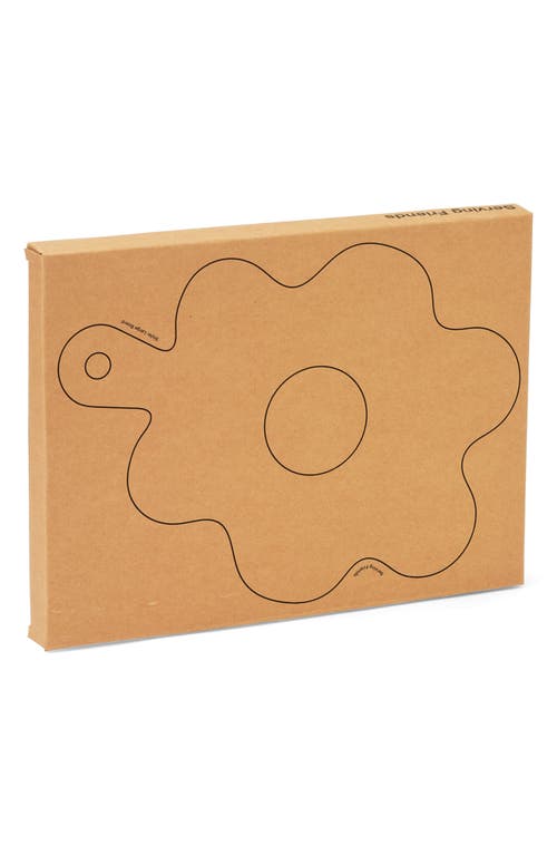 Areaware Serving Friends Wood Board In Brown