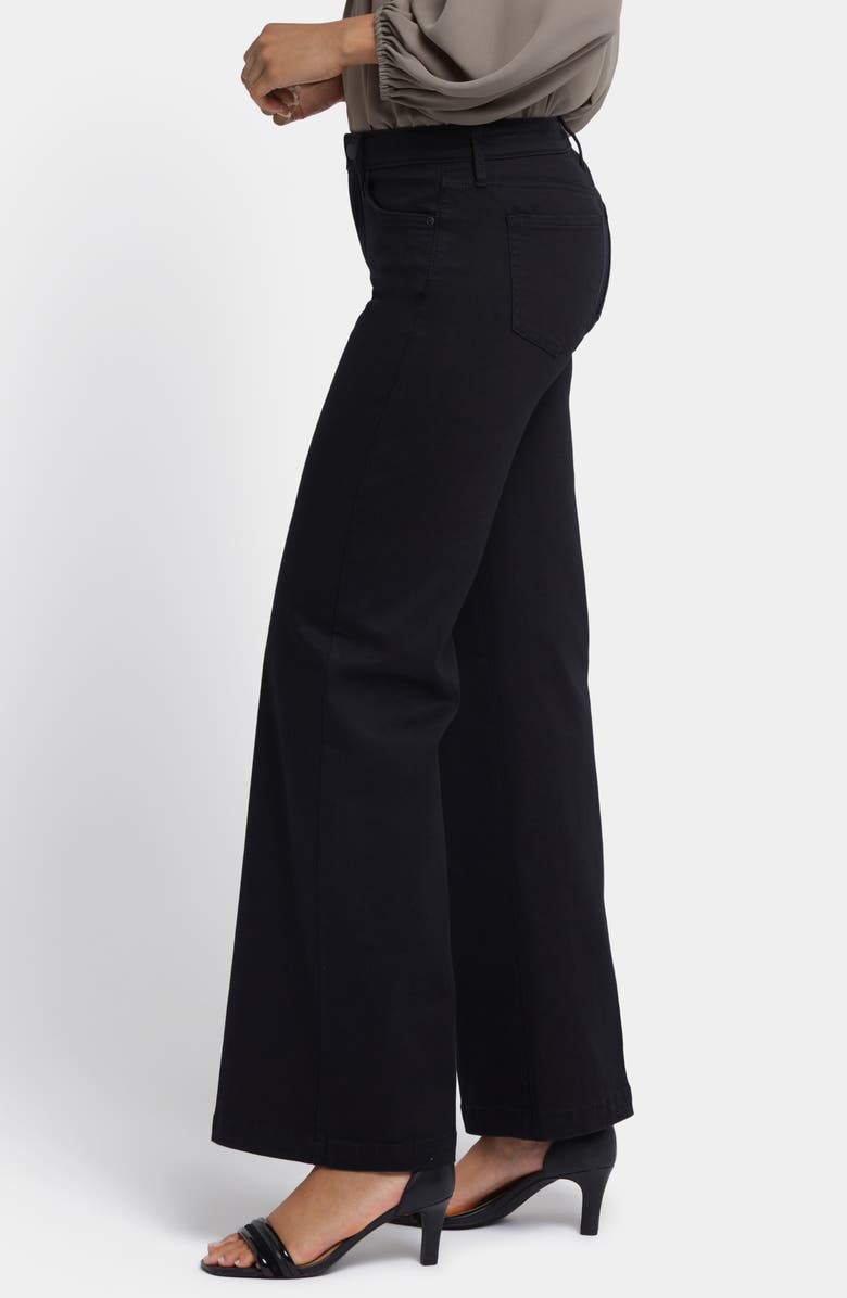 NYDJ Teresa Wide Leg Jeans, Alternate, color, Black