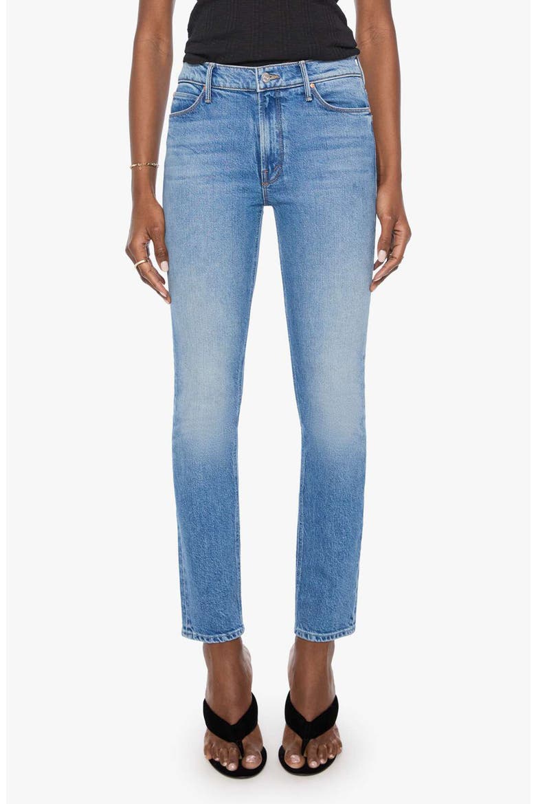The Dazzler Mid Rise Slim Straight Jeans, Main, color, JUST AN ANIMAL