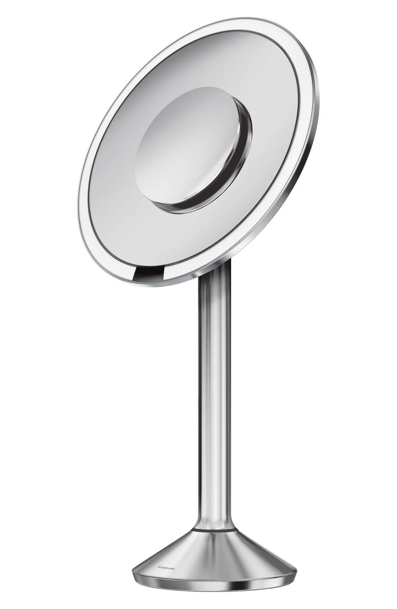 simplehuman 8 Inch Round Sensor Makeup Mirror Pro, Main, color,