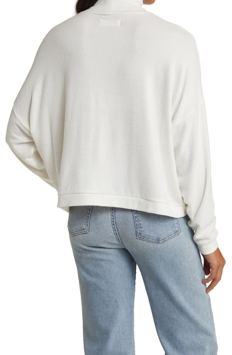 Lucky Brand Cloud Mock Neck Sweater, Alternate, color, Ethereal W