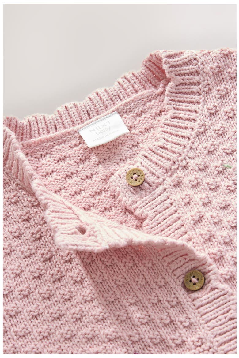 Bunny Embroidered Cardigan, Alternate, color, PINK