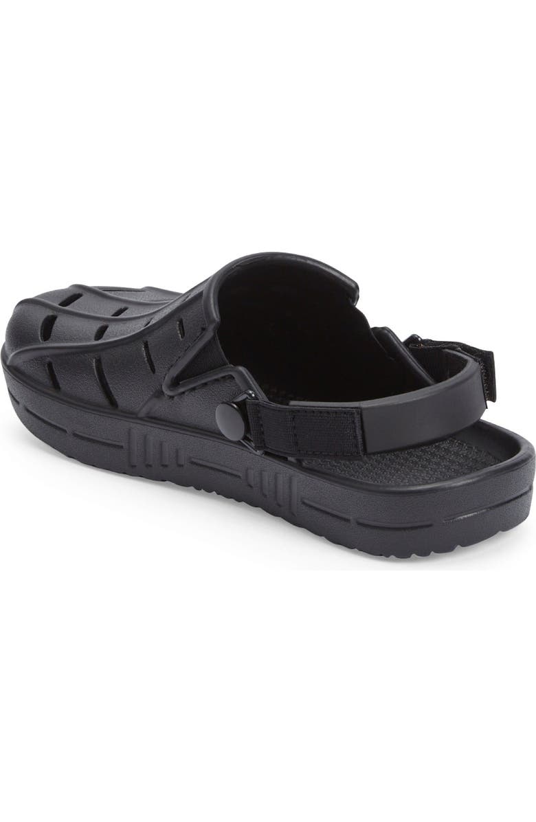 Comfortview The Rubber Clog, Alternate, color, Black