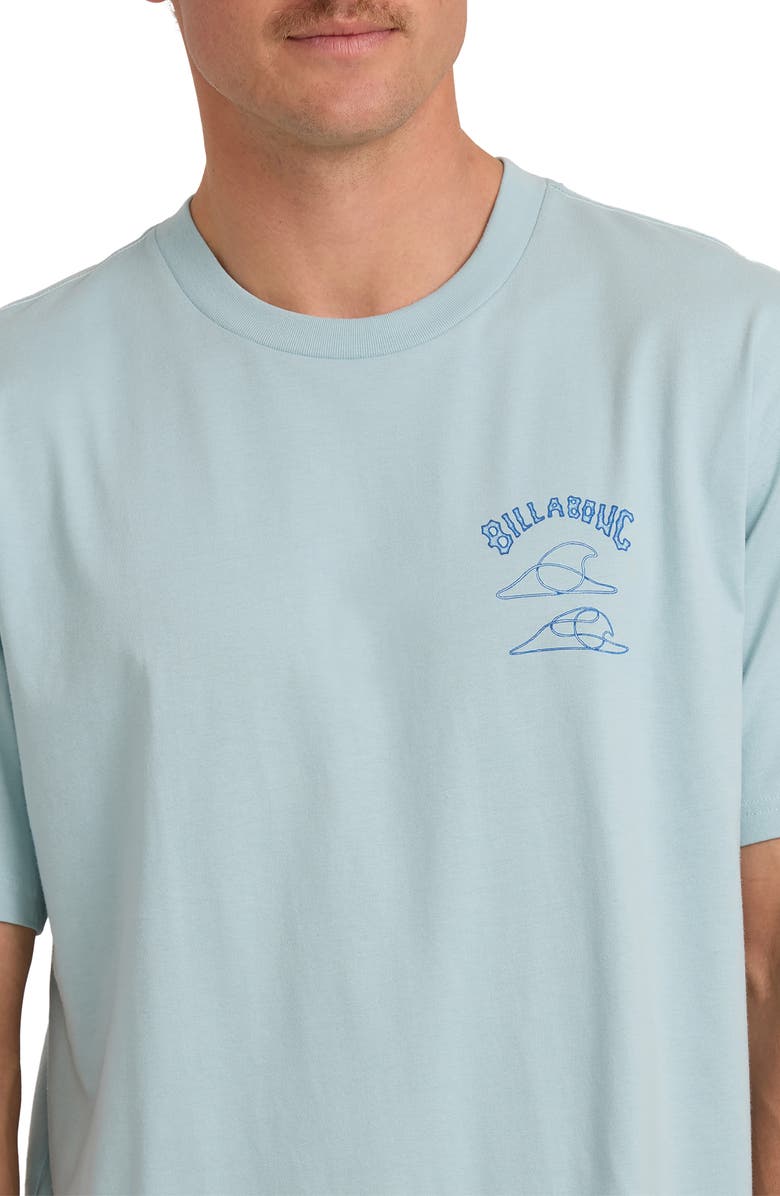 Billabong Apex Wave Cotton Graphic T-Shirt, Alternate, color, Dry Blue Wash