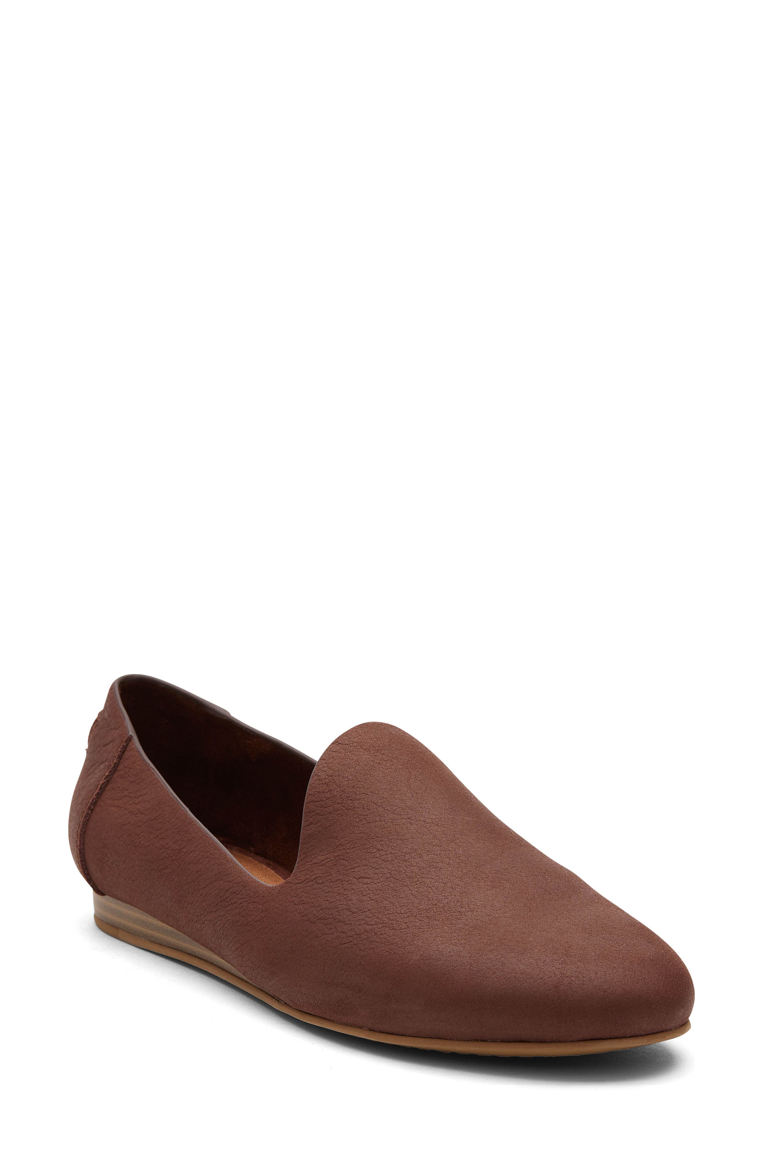Darcy Flat Loafer, Main, color, DARK BROWN