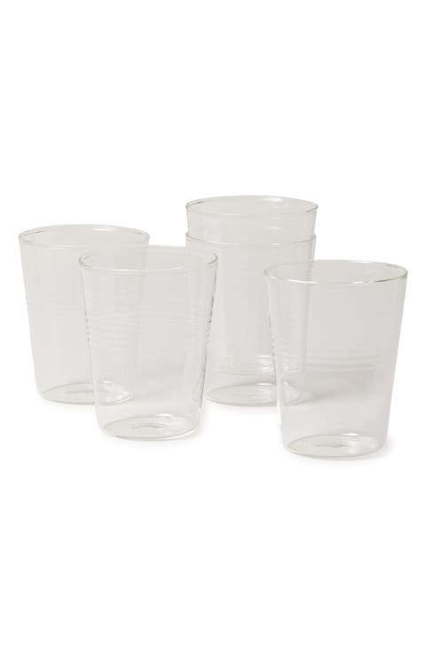 Large Set of 6 Drinking Glasses