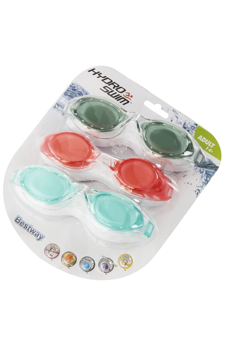 Hydro-Swim Hydroswim Belize Goggle Set, Alternate, color, Multicolored