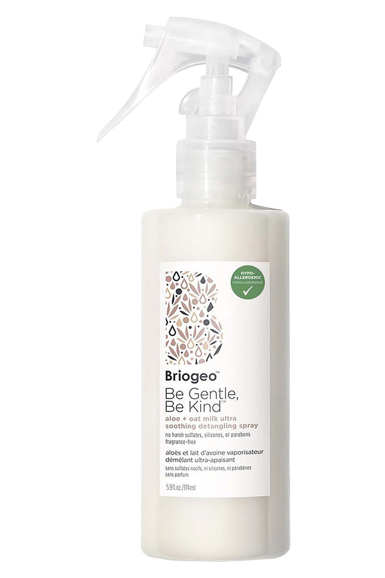Be Gentle, Be Kind Aloe + Oat Milk Ultra Soothing Detangling Spray, Main, color, NO COLOR