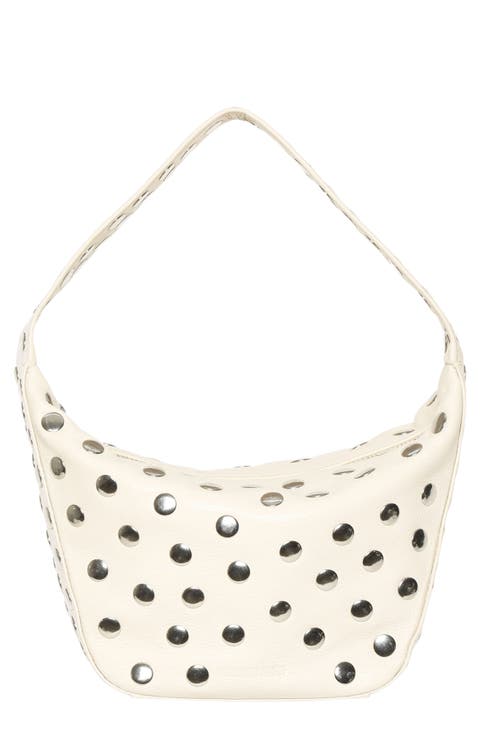 Hendrix Stud Leather Shoulder Bag
