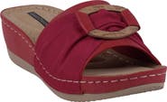 GC SHOES Ellen Platform Wedge Slide Sandal