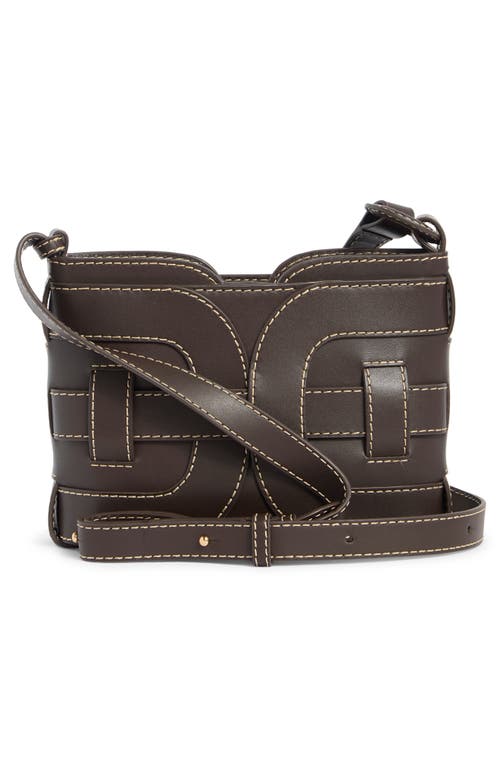 Sam Edelman Bay Leather Shoulder Bag In Brown