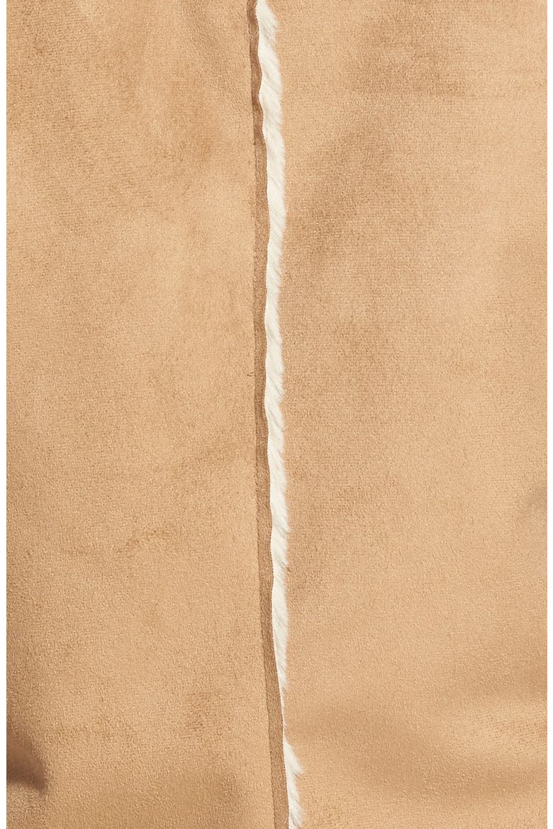 Faux Shearling Vest, Alternate, color, TAN