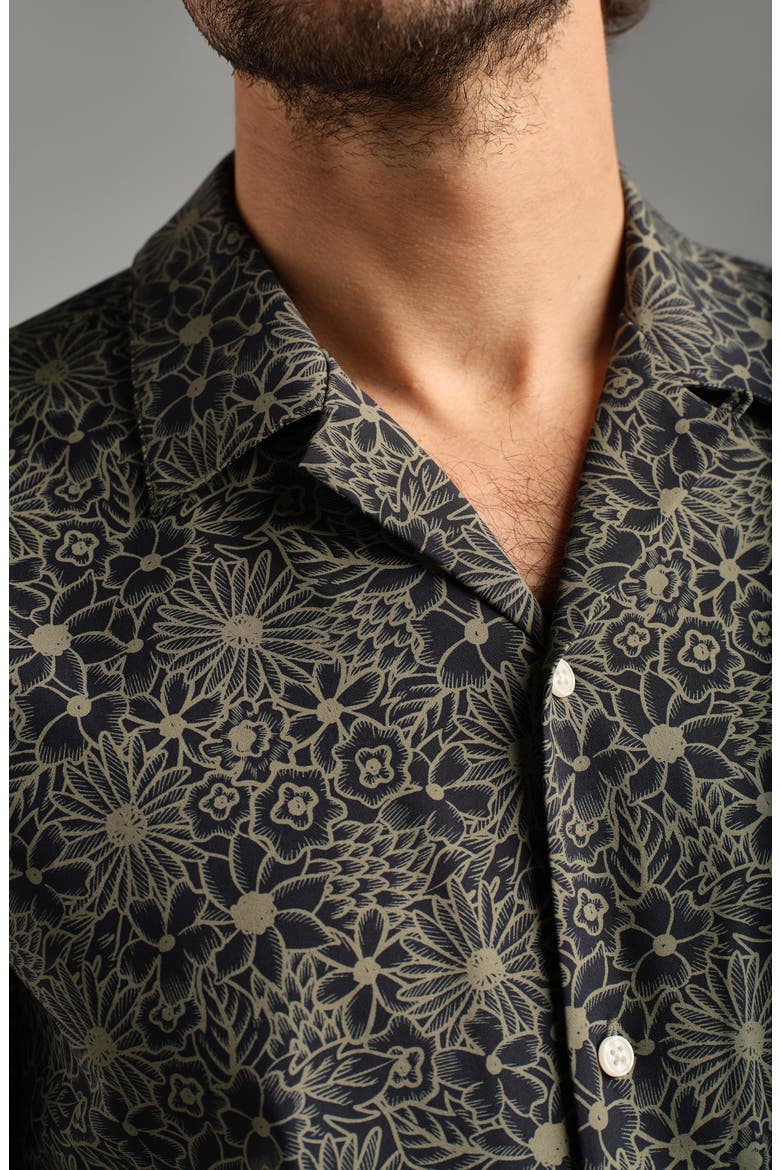 State of Mind Camp Shirt, Alternate, color, TRUE NAVY/GREEN SAGE FLORAL