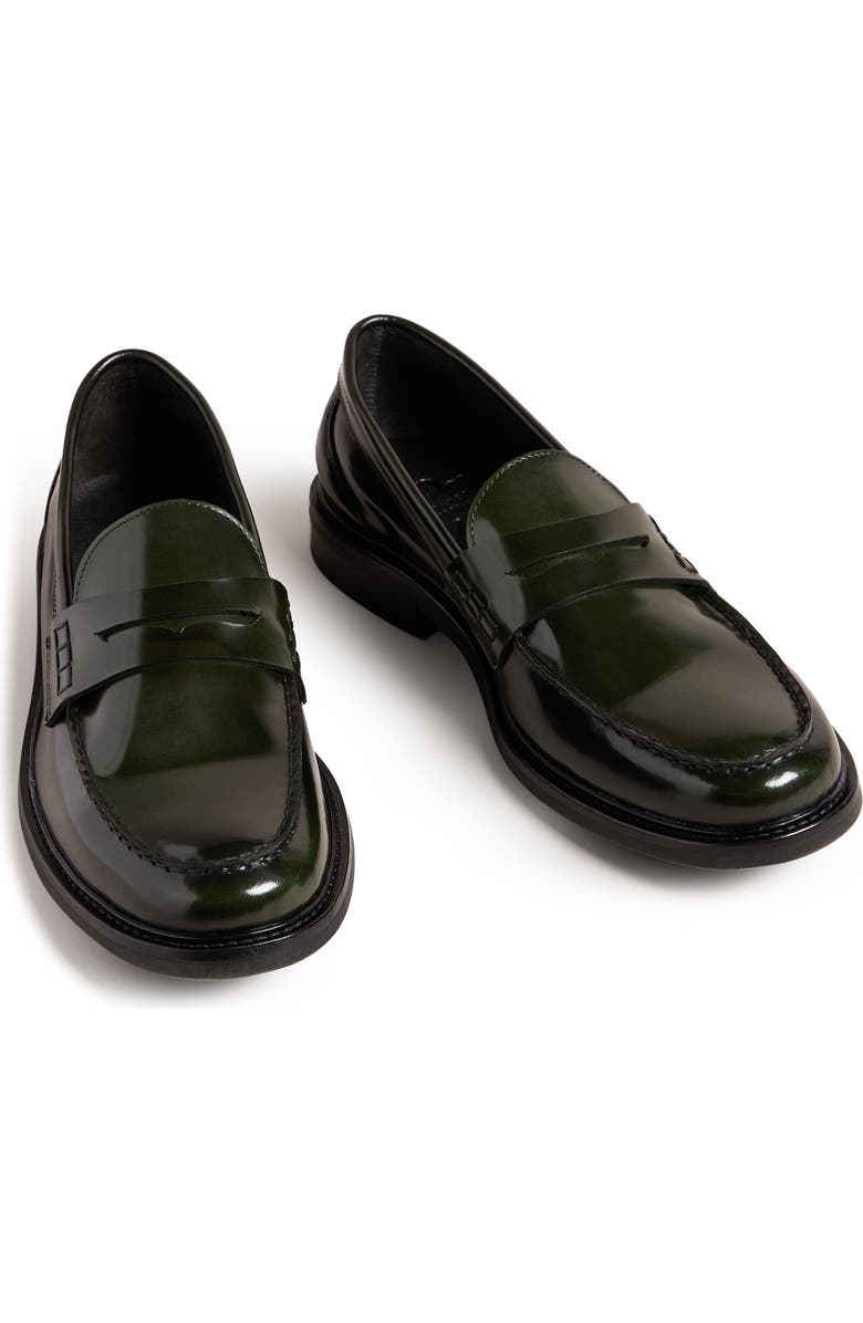 Ted Baker London Brynner Leather Saddle Loafer, Main, color,