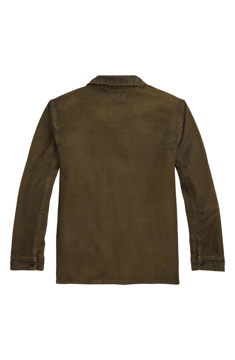 Double RL Reverse Sateen Overshirt, Alternate, color,