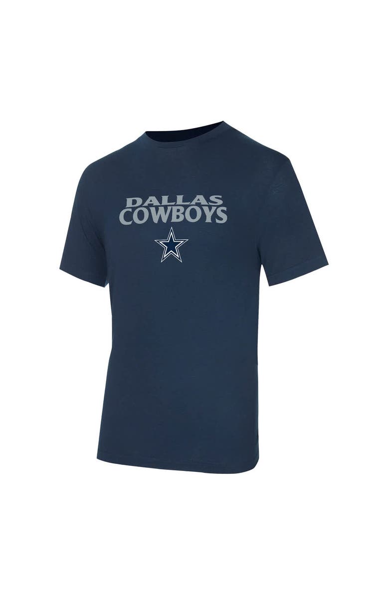 CONCEPTS SPORT Men's Concepts Sport Navy/Gray Dallas Cowboys Avondale T-Shirt & Flannel Pants Set, Alternate, color, Navy