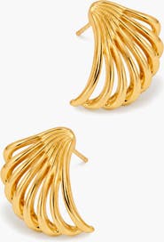 YOJ Maxi Claw Stud Earring In Gold