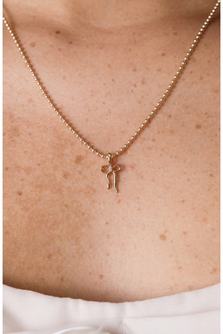 Coquete Bead Chain Necklace, Alternate, color, Gold Vermeil
