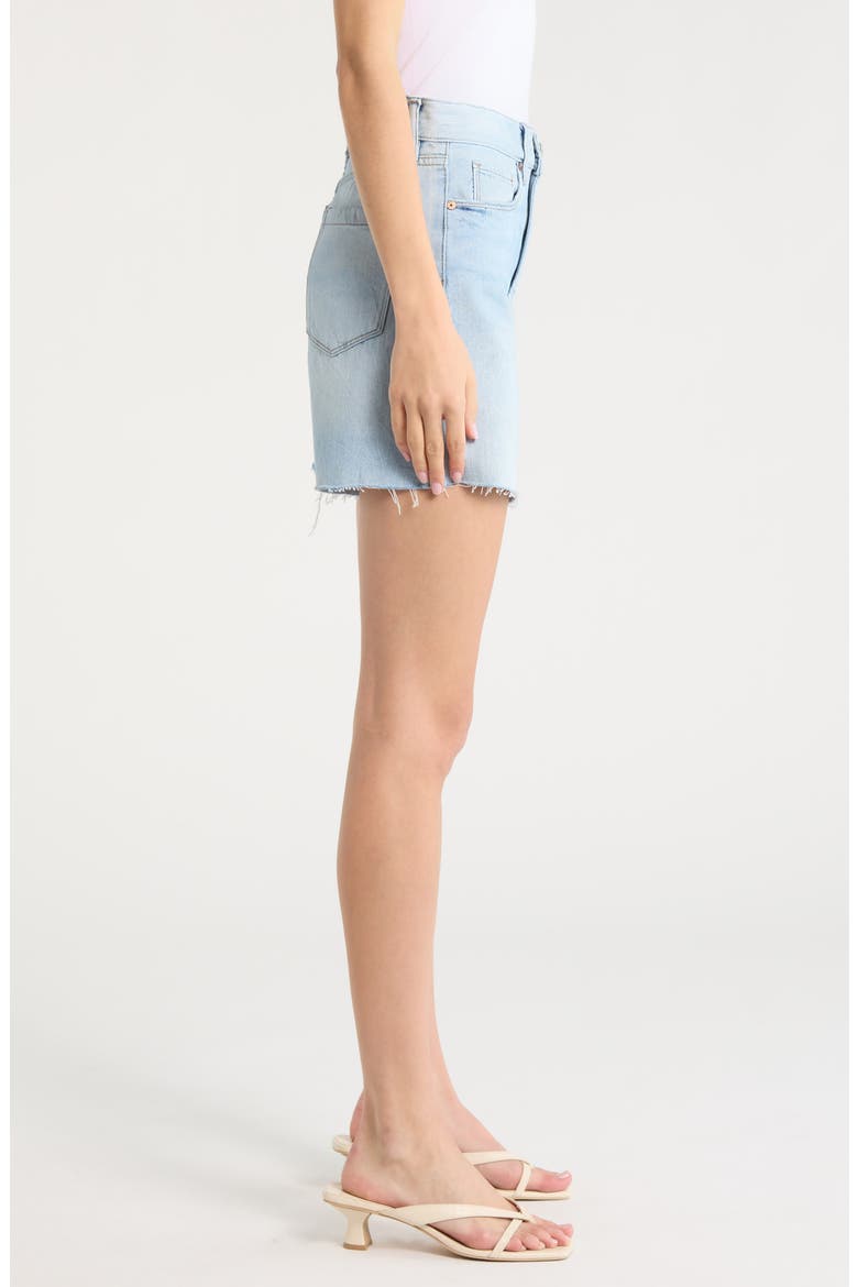 The Warren Raw Hem Denim Shorts, Alternate, color, WAVE RIDER