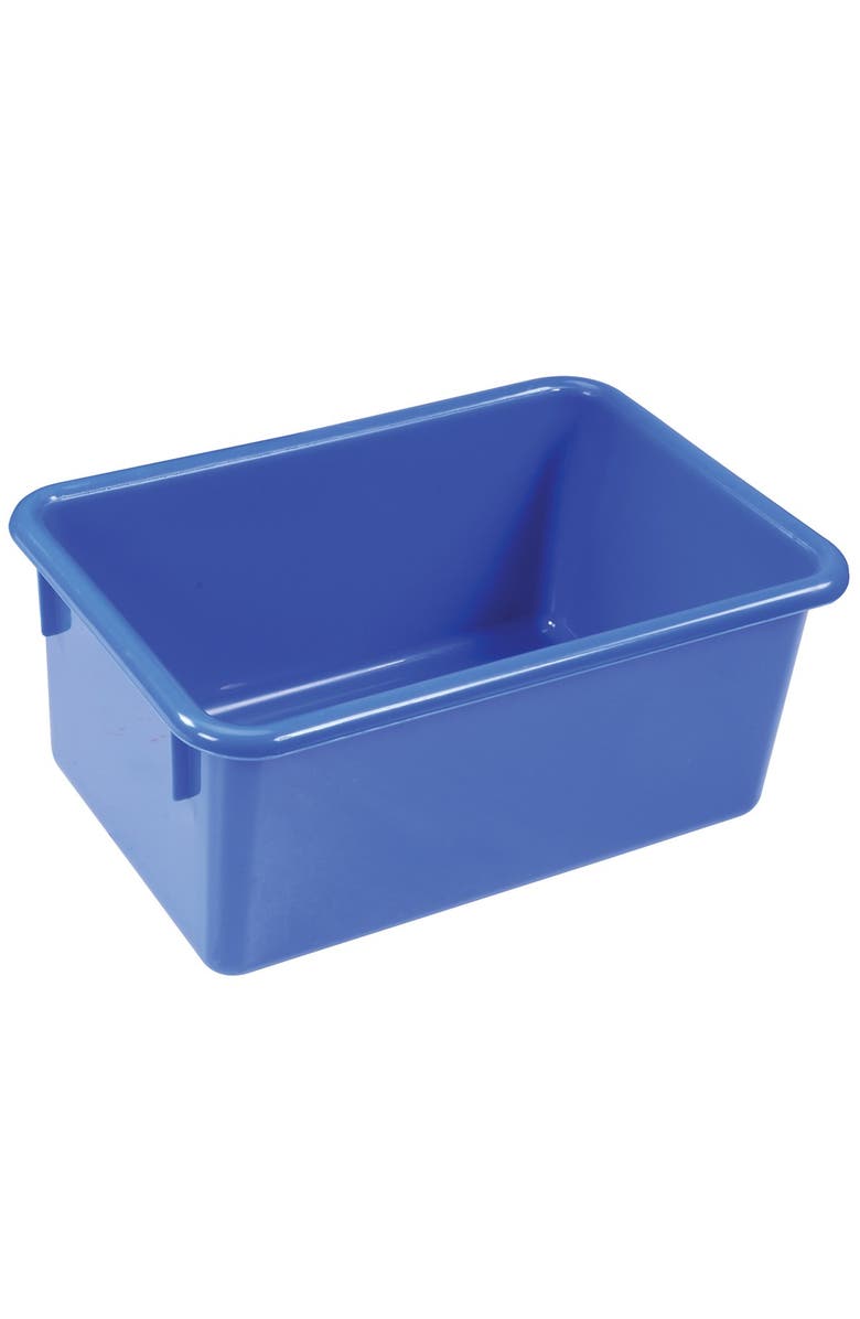 Kaplan Early Learning Company Blue Colored Storage Bin - Set of 5, Alternate, color, Blue