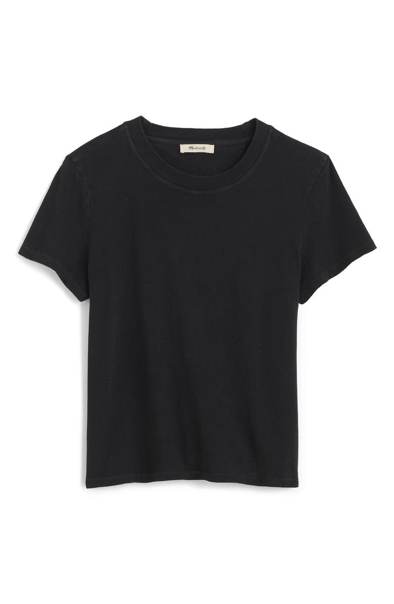 Madewell The Relaxed Cotton Jersey T-Shirt, Main, color, Black Charcoal