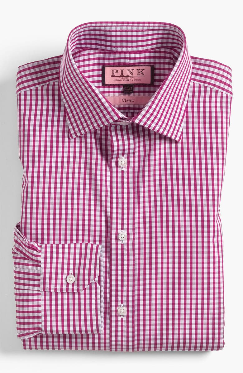 Thomas Pink Classic Fit Dress Shirt, Main, color, 