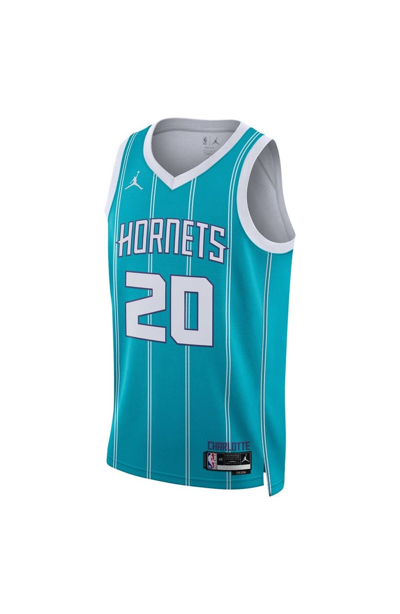 Nike Unisex Jordan Brand Gordon Hayward Teal Charlotte Hornets Swingman Jersey - Icon Edition, Alternate, color, 