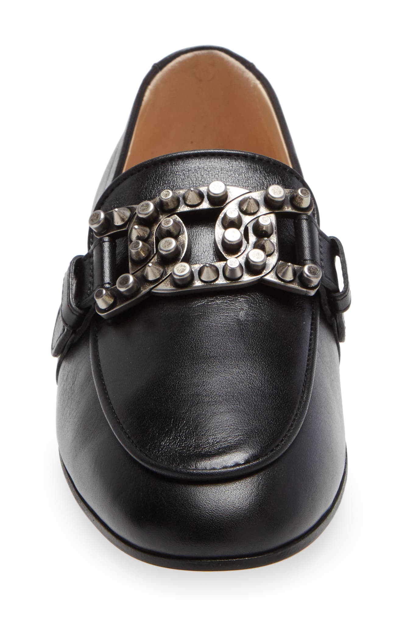 Tod's Kate Studded Chain Detail Loafer, Alternate, color, 