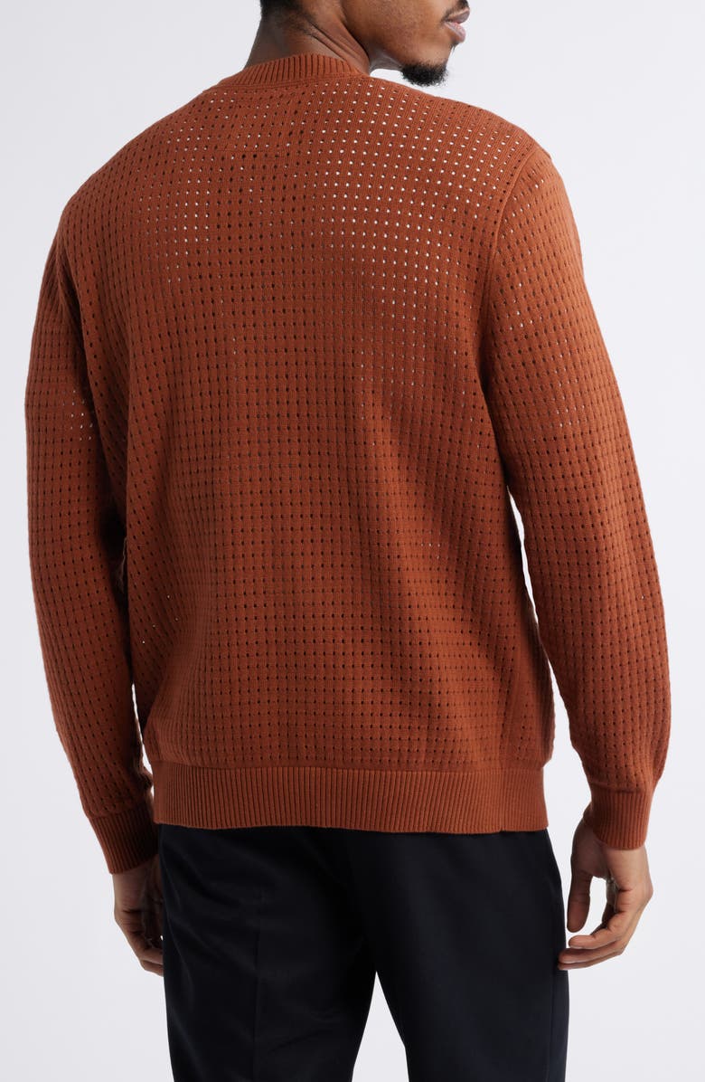 Vans Griffin Cotton Pointelle Cardigan, Alternate, color, 