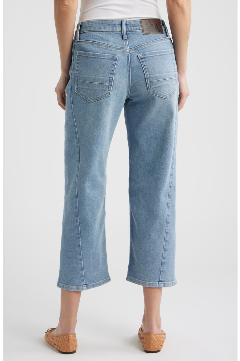 Forward Seam Crop Jeans, Alternate, color, LIGHT AGED WASH