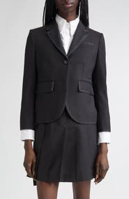Thom Browne High Armhole Wool Fresco Sport Coat
