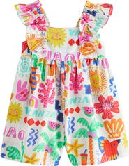 NEXT Kids' Holiday Print Romper