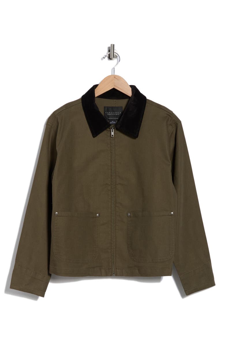 Sanctuary Barn Jacket, Alternate, color, Fatigue Green/ Black
