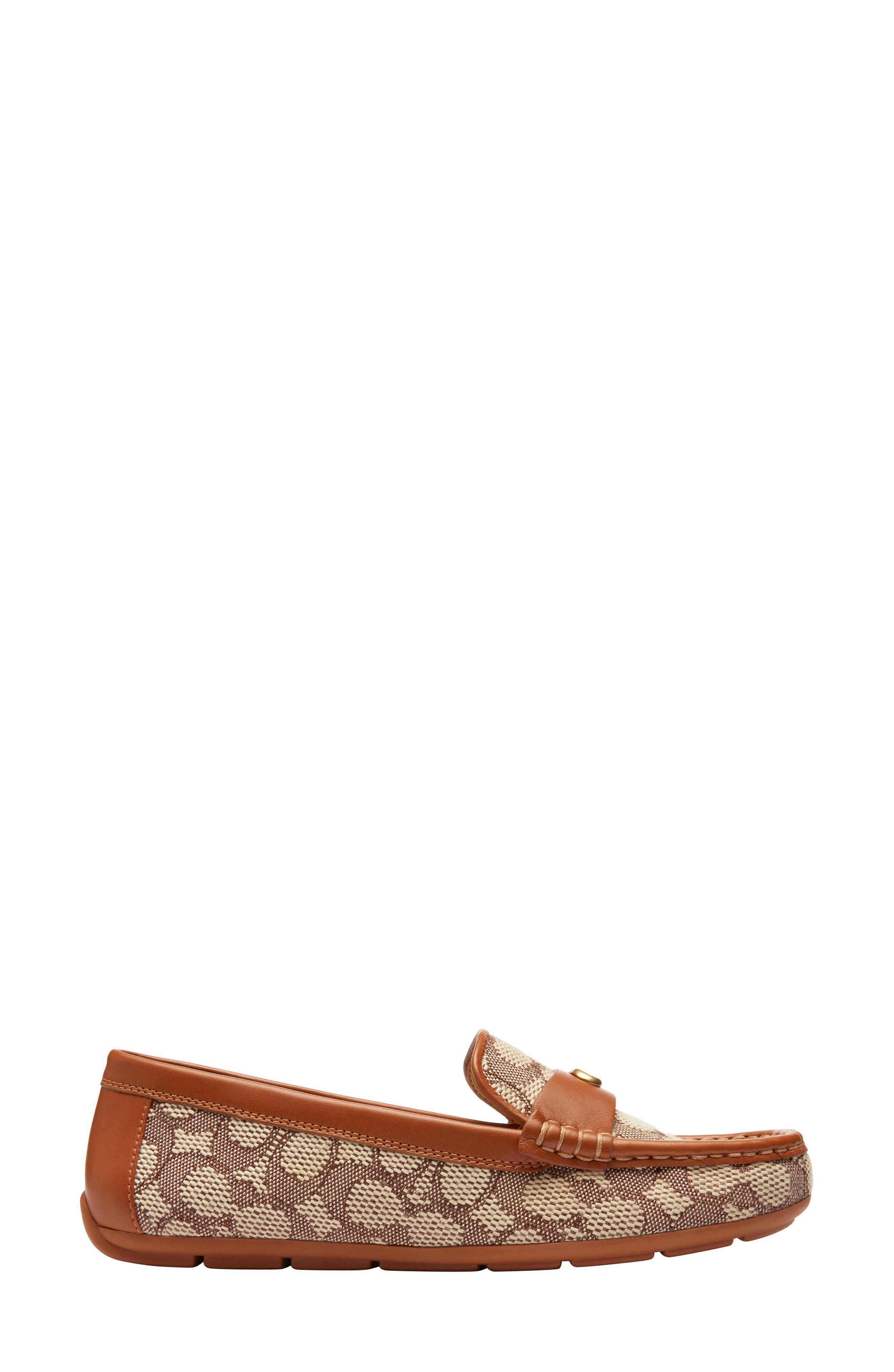 COACH Sculpted C Loafer, Alternate, color, Cocoa/ Burnished Ambe